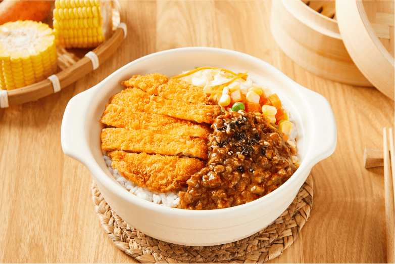 瘦肉青菜粥
